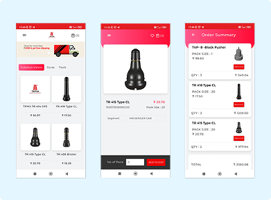 User-friendly mobile commerce app interface
