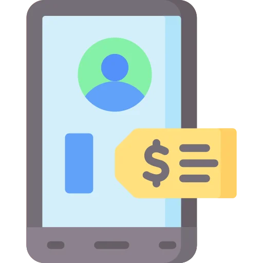 Mobile app development service icon