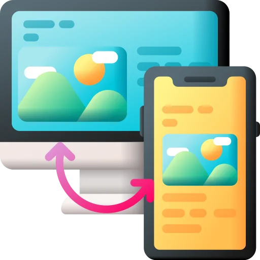 Web design and development service icon